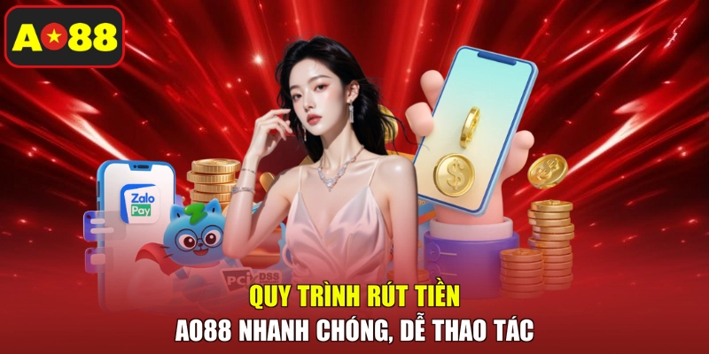 Quy trình rút tiền AO88 nhanh chóng, dễ thao tác 