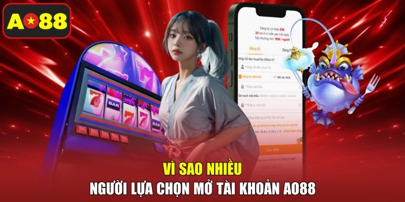 Vì sao nhiều người lựa chọn mở tài khoản AO88